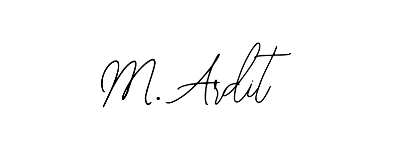 Similarly Bearetta-2O07w is the best handwritten signature design. Signature creator online .You can use it as an online autograph creator for name M. Ardit. M. Ardit signature style 12 images and pictures png