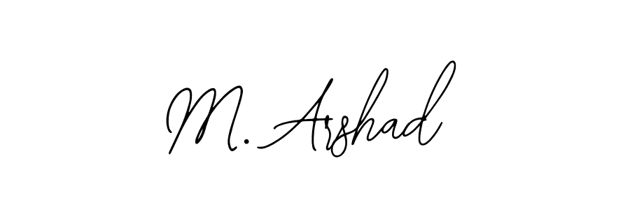 if you are searching for the best signature style for your name M. Arshad. so please give up your signature search. here we have designed multiple signature styles  using Bearetta-2O07w. M. Arshad signature style 12 images and pictures png