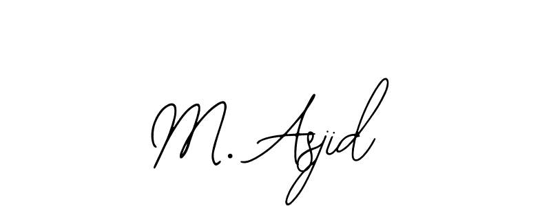 Best and Professional Signature Style for M. Asjid. Bearetta-2O07w Best Signature Style Collection. M. Asjid signature style 12 images and pictures png