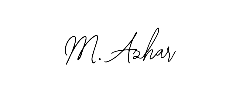 M. Azhar stylish signature style. Best Handwritten Sign (Bearetta-2O07w) for my name. Handwritten Signature Collection Ideas for my name M. Azhar. M. Azhar signature style 12 images and pictures png