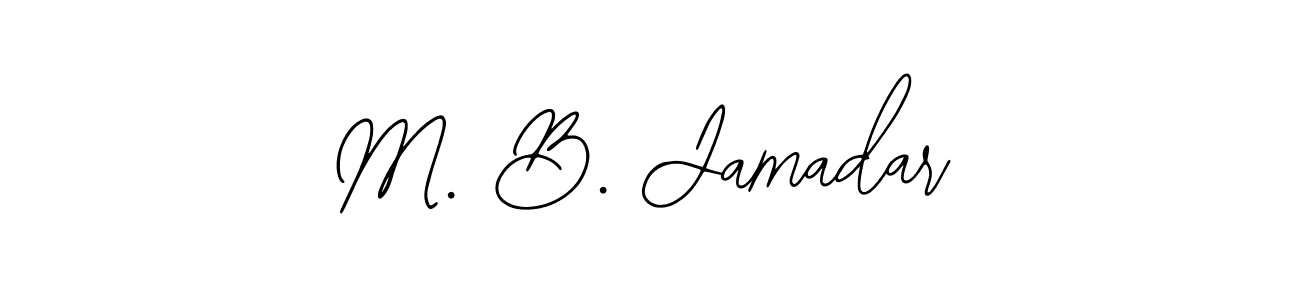 How to make M. B. Jamadar signature? Bearetta-2O07w is a professional autograph style. Create handwritten signature for M. B. Jamadar name. M. B. Jamadar signature style 12 images and pictures png