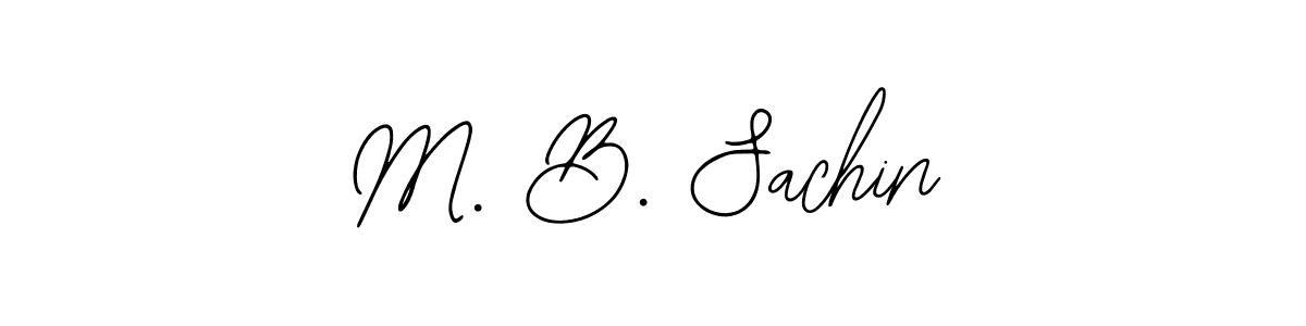 Make a beautiful signature design for name M. B. Sachin. Use this online signature maker to create a handwritten signature for free. M. B. Sachin signature style 12 images and pictures png