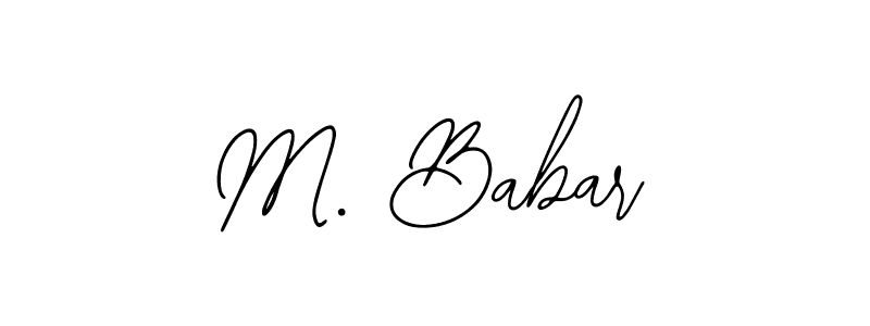 M. Babar stylish signature style. Best Handwritten Sign (Bearetta-2O07w) for my name. Handwritten Signature Collection Ideas for my name M. Babar. M. Babar signature style 12 images and pictures png