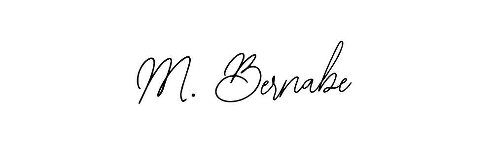 Design your own signature with our free online signature maker. With this signature software, you can create a handwritten (Bearetta-2O07w) signature for name M. Bernabe. M. Bernabe signature style 12 images and pictures png