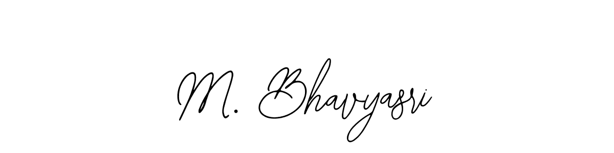 Create a beautiful signature design for name M. Bhavyasri. With this signature (Bearetta-2O07w) fonts, you can make a handwritten signature for free. M. Bhavyasri signature style 12 images and pictures png