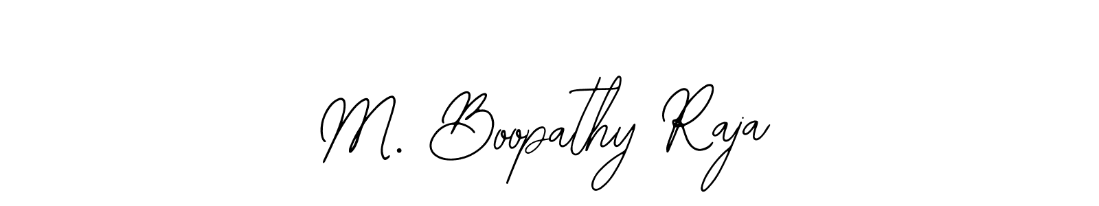 How to Draw M. Boopathy Raja signature style? Bearetta-2O07w is a latest design signature styles for name M. Boopathy Raja. M. Boopathy Raja signature style 12 images and pictures png