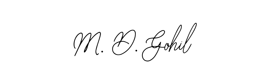 M. D. Gohil stylish signature style. Best Handwritten Sign (Bearetta-2O07w) for my name. Handwritten Signature Collection Ideas for my name M. D. Gohil. M. D. Gohil signature style 12 images and pictures png