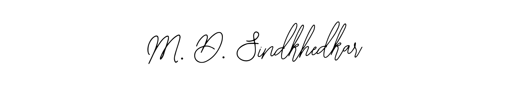 How to make M. D. Sindkhedkar signature? Bearetta-2O07w is a professional autograph style. Create handwritten signature for M. D. Sindkhedkar name. M. D. Sindkhedkar signature style 12 images and pictures png