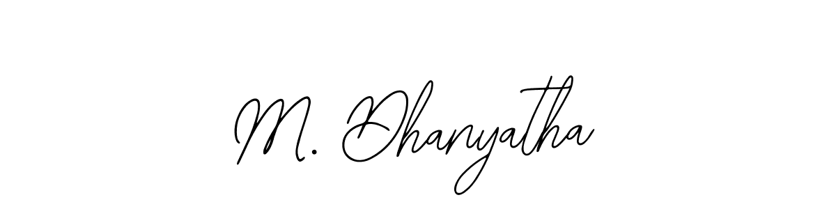 See photos of M. Dhanyatha official signature by Spectra . Check more albums & portfolios. Read reviews & check more about Bearetta-2O07w font. M. Dhanyatha signature style 12 images and pictures png