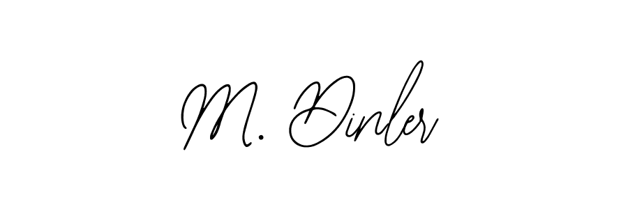 The best way (Bearetta-2O07w) to make a short signature is to pick only two or three words in your name. The name M. Dinler include a total of six letters. For converting this name. M. Dinler signature style 12 images and pictures png