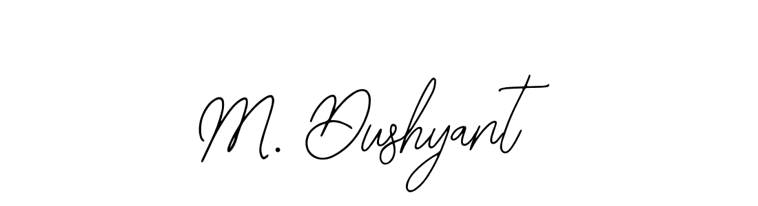 You can use this online signature creator to create a handwritten signature for the name M. Dushyant. This is the best online autograph maker. M. Dushyant signature style 12 images and pictures png