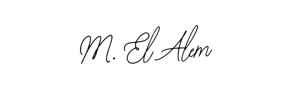 How to Draw M. El Alem signature style? Bearetta-2O07w is a latest design signature styles for name M. El Alem. M. El Alem signature style 12 images and pictures png