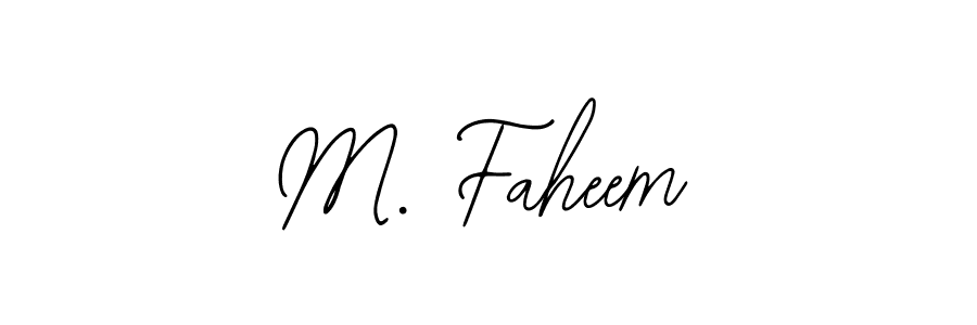 How to Draw M. Faheem signature style? Bearetta-2O07w is a latest design signature styles for name M. Faheem. M. Faheem signature style 12 images and pictures png