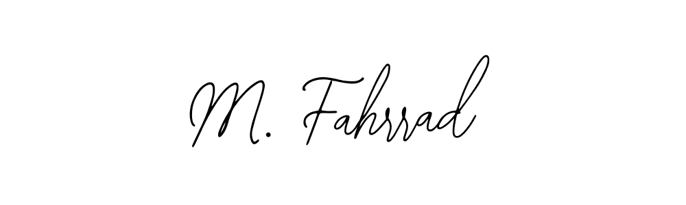 if you are searching for the best signature style for your name M. Fahrrad. so please give up your signature search. here we have designed multiple signature styles  using Bearetta-2O07w. M. Fahrrad signature style 12 images and pictures png