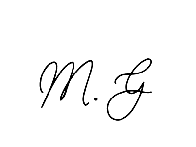 Make a beautiful signature design for name M. G. With this signature (Bearetta-2O07w) style, you can create a handwritten signature for free. M. G signature style 12 images and pictures png