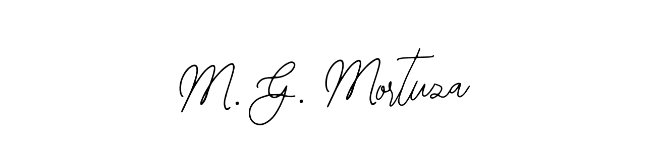 M. G. Mortuza stylish signature style. Best Handwritten Sign (Bearetta-2O07w) for my name. Handwritten Signature Collection Ideas for my name M. G. Mortuza. M. G. Mortuza signature style 12 images and pictures png