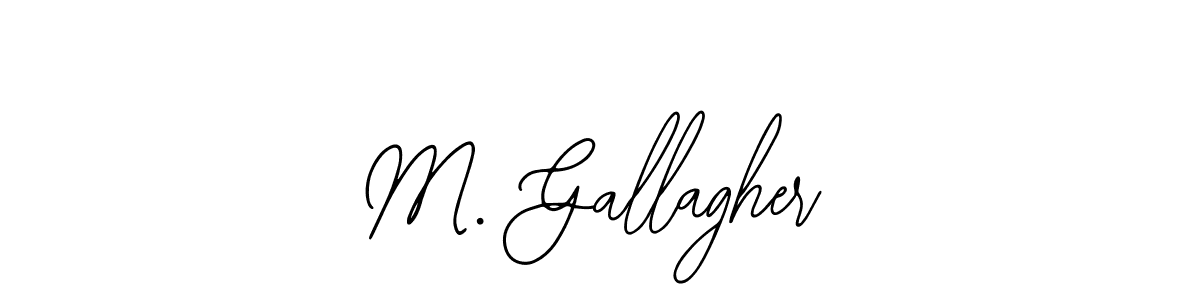 Also we have M. Gallagher name is the best signature style. Create professional handwritten signature collection using Bearetta-2O07w autograph style. M. Gallagher signature style 12 images and pictures png