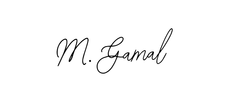 How to make M. Gamal signature? Bearetta-2O07w is a professional autograph style. Create handwritten signature for M. Gamal name. M. Gamal signature style 12 images and pictures png