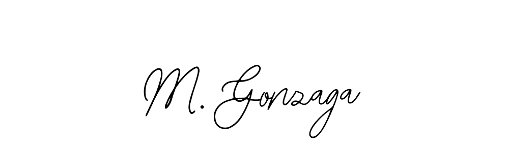 Make a short M. Gonzaga signature style. Manage your documents anywhere anytime using Bearetta-2O07w. Create and add eSignatures, submit forms, share and send files easily. M. Gonzaga signature style 12 images and pictures png