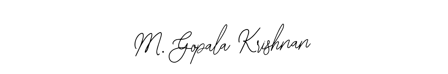 Here are the top 10 professional signature styles for the name M. Gopala Krishnan. These are the best autograph styles you can use for your name. M. Gopala Krishnan signature style 12 images and pictures png