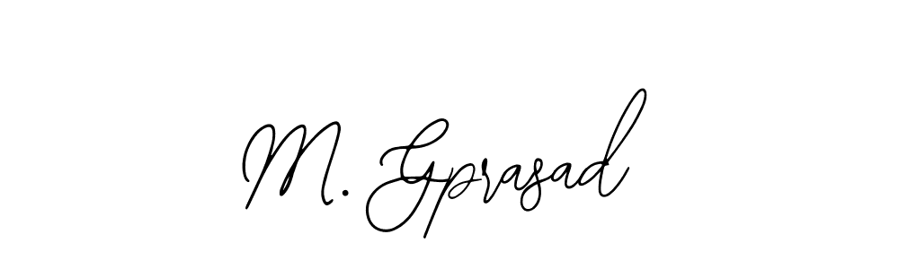 How to Draw M. Gprasad signature style? Bearetta-2O07w is a latest design signature styles for name M. Gprasad. M. Gprasad signature style 12 images and pictures png