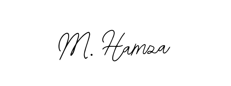 How to make M. Hamza name signature. Use Bearetta-2O07w style for creating short signs online. This is the latest handwritten sign. M. Hamza signature style 12 images and pictures png