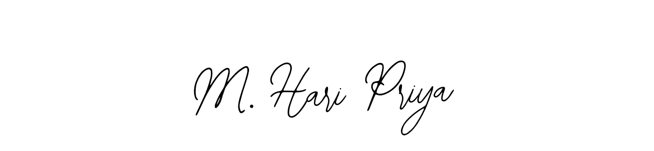 Create a beautiful signature design for name M. Hari Priya. With this signature (Bearetta-2O07w) fonts, you can make a handwritten signature for free. M. Hari Priya signature style 12 images and pictures png