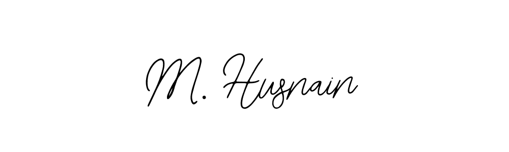 You should practise on your own different ways (Bearetta-2O07w) to write your name (M. Husnain) in signature. don't let someone else do it for you. M. Husnain signature style 12 images and pictures png