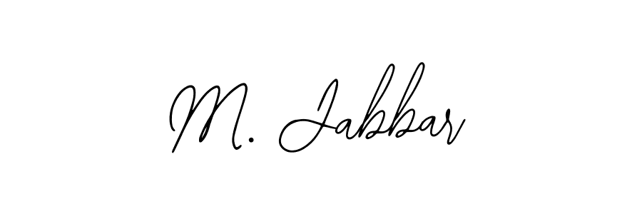 Create a beautiful signature design for name M. Jabbar. With this signature (Bearetta-2O07w) fonts, you can make a handwritten signature for free. M. Jabbar signature style 12 images and pictures png