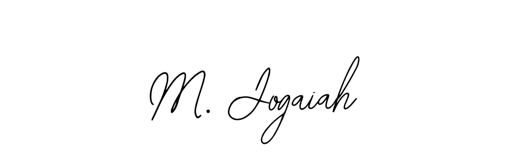 Bearetta-2O07w is a professional signature style that is perfect for those who want to add a touch of class to their signature. It is also a great choice for those who want to make their signature more unique. Get M. Jogaiah name to fancy signature for free. M. Jogaiah signature style 12 images and pictures png