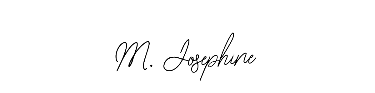 Design your own signature with our free online signature maker. With this signature software, you can create a handwritten (Bearetta-2O07w) signature for name M. Josephine. M. Josephine signature style 12 images and pictures png