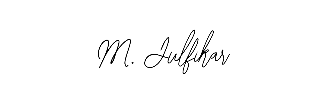 Design your own signature with our free online signature maker. With this signature software, you can create a handwritten (Bearetta-2O07w) signature for name M. Julfikar. M. Julfikar signature style 12 images and pictures png