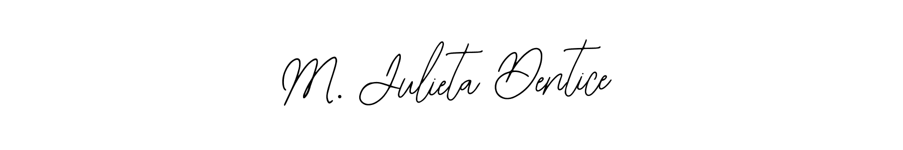 The best way (Bearetta-2O07w) to make a short signature is to pick only two or three words in your name. The name M. Julieta Dentice include a total of six letters. For converting this name. M. Julieta Dentice signature style 12 images and pictures png