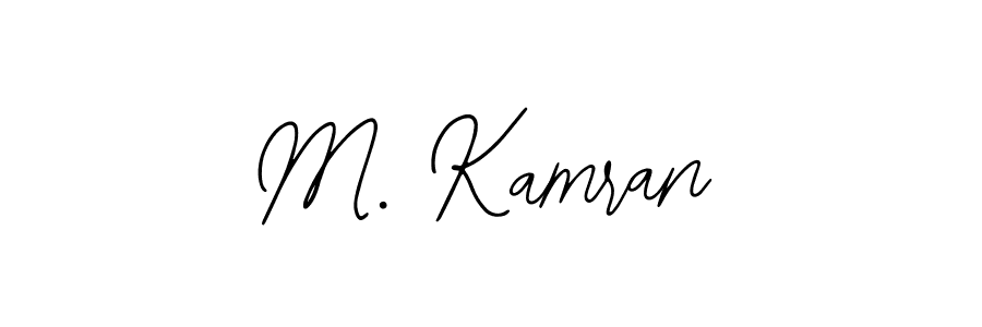 Bearetta-2O07w is a professional signature style that is perfect for those who want to add a touch of class to their signature. It is also a great choice for those who want to make their signature more unique. Get M. Kamran name to fancy signature for free. M. Kamran signature style 12 images and pictures png