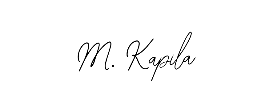 if you are searching for the best signature style for your name M. Kapila. so please give up your signature search. here we have designed multiple signature styles  using Bearetta-2O07w. M. Kapila signature style 12 images and pictures png