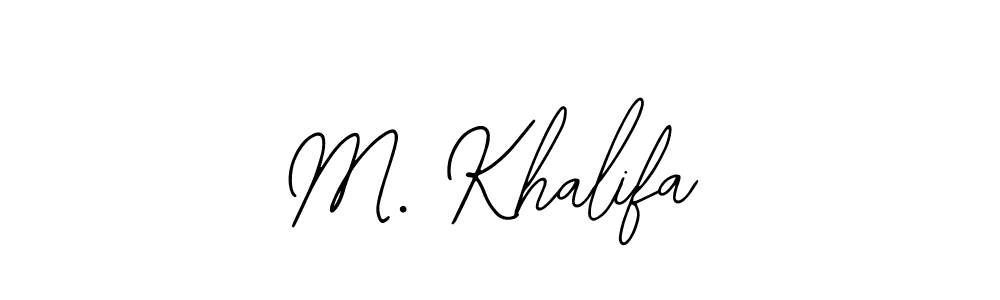 Once you've used our free online signature maker to create your best signature Bearetta-2O07w style, it's time to enjoy all of the benefits that M. Khalifa name signing documents. M. Khalifa signature style 12 images and pictures png