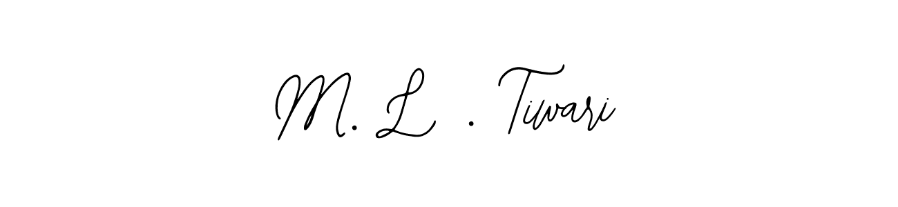 M. L . Tiwari stylish signature style. Best Handwritten Sign (Bearetta-2O07w) for my name. Handwritten Signature Collection Ideas for my name M. L . Tiwari. M. L . Tiwari signature style 12 images and pictures png