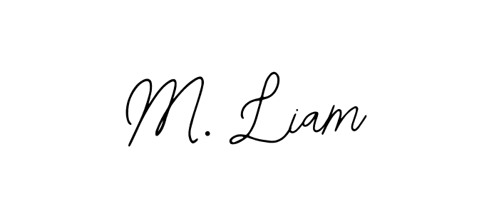 Make a short M. Liam signature style. Manage your documents anywhere anytime using Bearetta-2O07w. Create and add eSignatures, submit forms, share and send files easily. M. Liam signature style 12 images and pictures png
