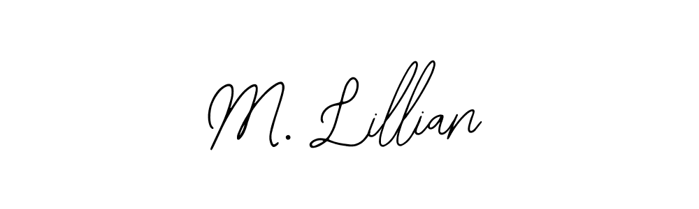 if you are searching for the best signature style for your name M. Lillian. so please give up your signature search. here we have designed multiple signature styles  using Bearetta-2O07w. M. Lillian signature style 12 images and pictures png