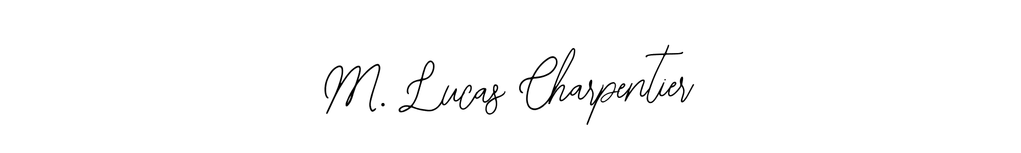 Make a short M. Lucas Charpentier signature style. Manage your documents anywhere anytime using Bearetta-2O07w. Create and add eSignatures, submit forms, share and send files easily. M. Lucas Charpentier signature style 12 images and pictures png