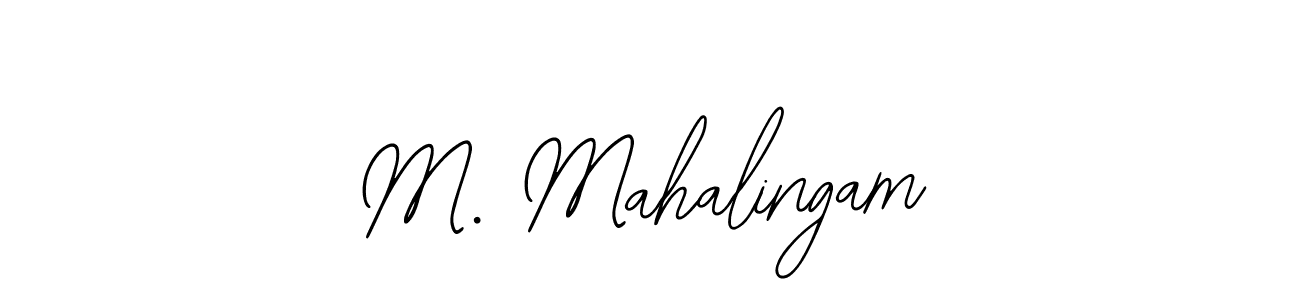 M. Mahalingam stylish signature style. Best Handwritten Sign (Bearetta-2O07w) for my name. Handwritten Signature Collection Ideas for my name M. Mahalingam. M. Mahalingam signature style 12 images and pictures png