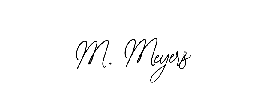 Best and Professional Signature Style for M. Meyers. Bearetta-2O07w Best Signature Style Collection. M. Meyers signature style 12 images and pictures png