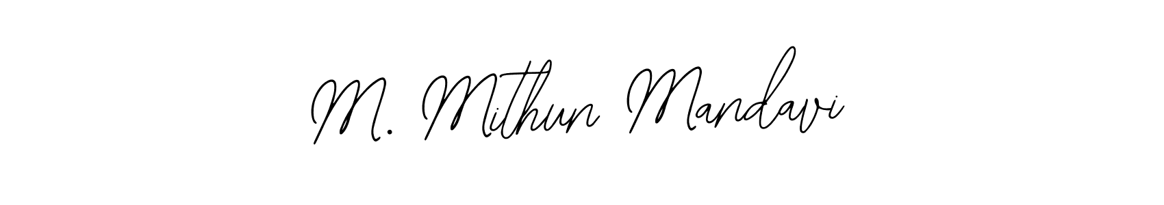 How to make M. Mithun Mandavi signature? Bearetta-2O07w is a professional autograph style. Create handwritten signature for M. Mithun Mandavi name. M. Mithun Mandavi signature style 12 images and pictures png