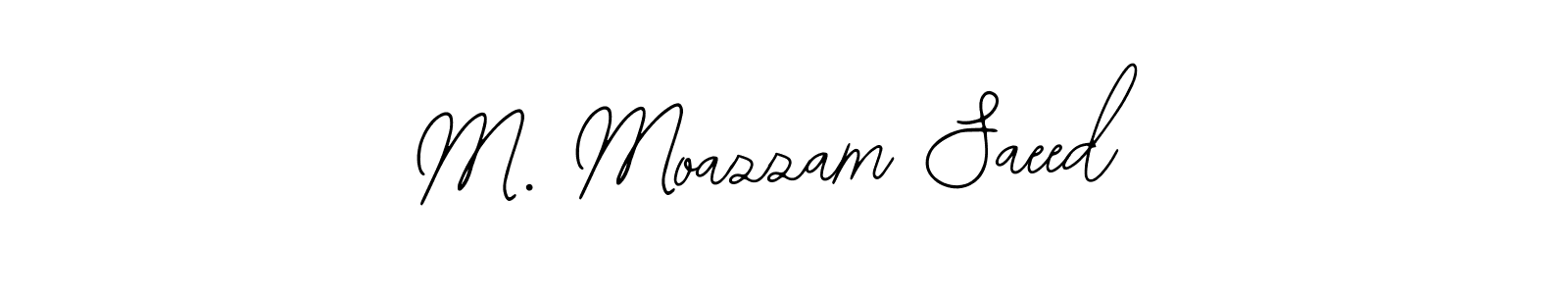 Use a signature maker to create a handwritten signature online. With this signature software, you can design (Bearetta-2O07w) your own signature for name M. Moazzam Saeed. M. Moazzam Saeed signature style 12 images and pictures png