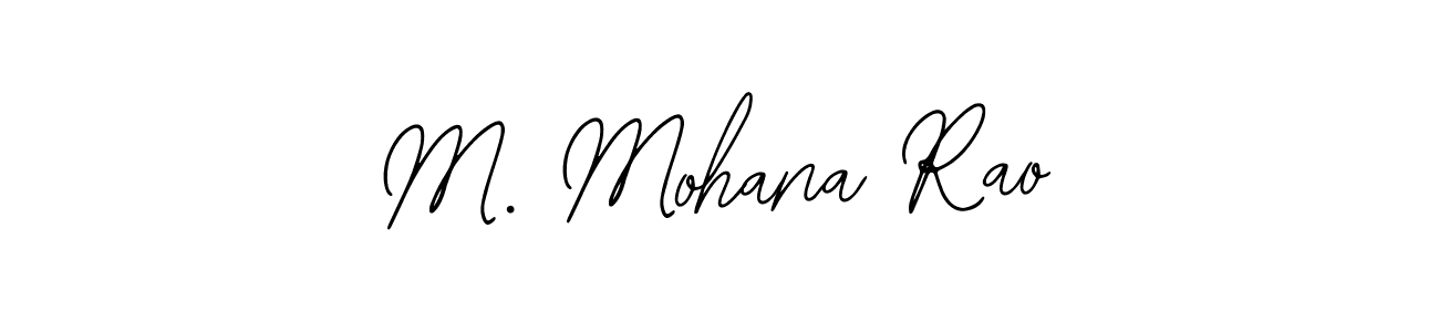 See photos of M. Mohana Rao official signature by Spectra . Check more albums & portfolios. Read reviews & check more about Bearetta-2O07w font. M. Mohana Rao signature style 12 images and pictures png