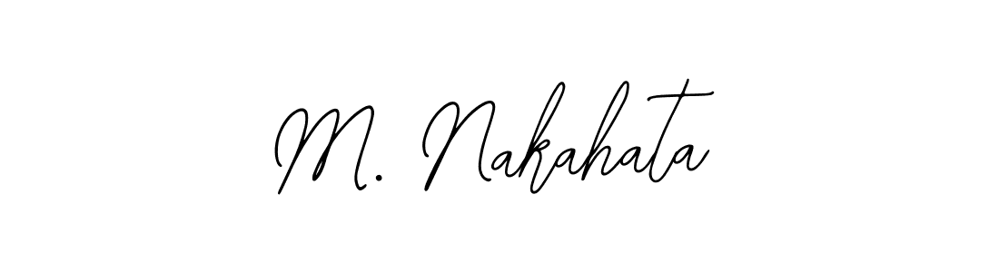 Make a short M. Nakahata signature style. Manage your documents anywhere anytime using Bearetta-2O07w. Create and add eSignatures, submit forms, share and send files easily. M. Nakahata signature style 12 images and pictures png