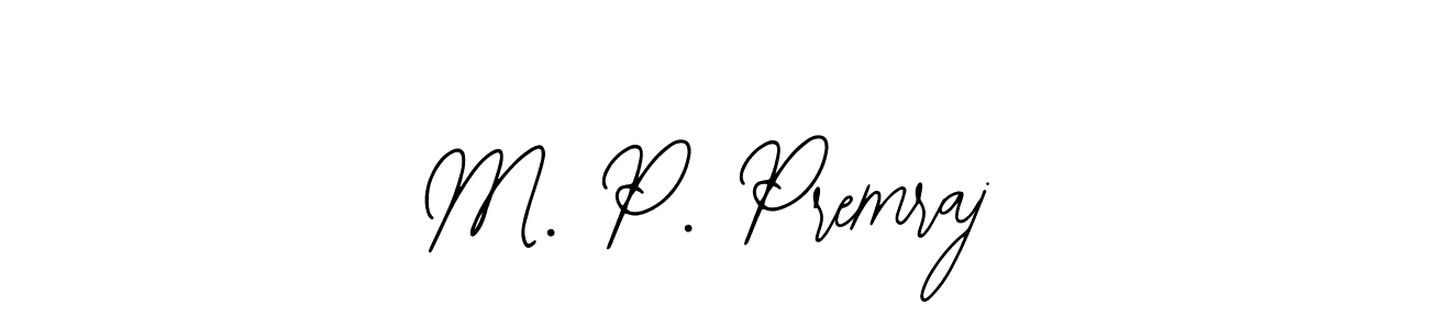 Also You can easily find your signature by using the search form. We will create M. P. Premraj name handwritten signature images for you free of cost using Bearetta-2O07w sign style. M. P. Premraj signature style 12 images and pictures png