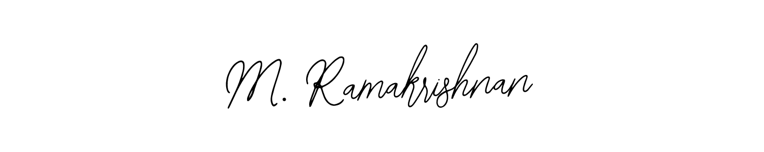 Make a beautiful signature design for name M. Ramakrishnan. With this signature (Bearetta-2O07w) style, you can create a handwritten signature for free. M. Ramakrishnan signature style 12 images and pictures png