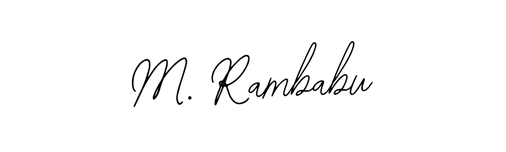You can use this online signature creator to create a handwritten signature for the name M. Rambabu. This is the best online autograph maker. M. Rambabu signature style 12 images and pictures png