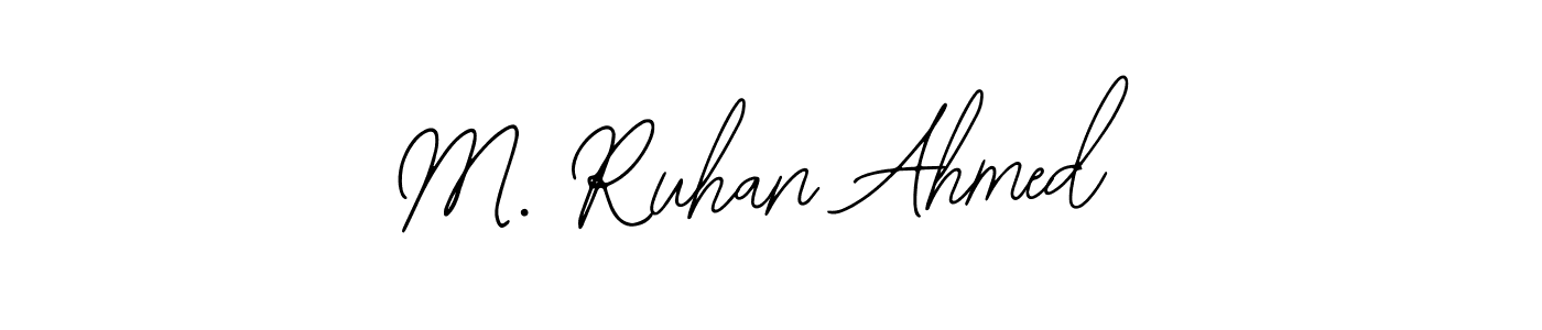 How to make M. Ruhan Ahmed signature? Bearetta-2O07w is a professional autograph style. Create handwritten signature for M. Ruhan Ahmed name. M. Ruhan Ahmed signature style 12 images and pictures png